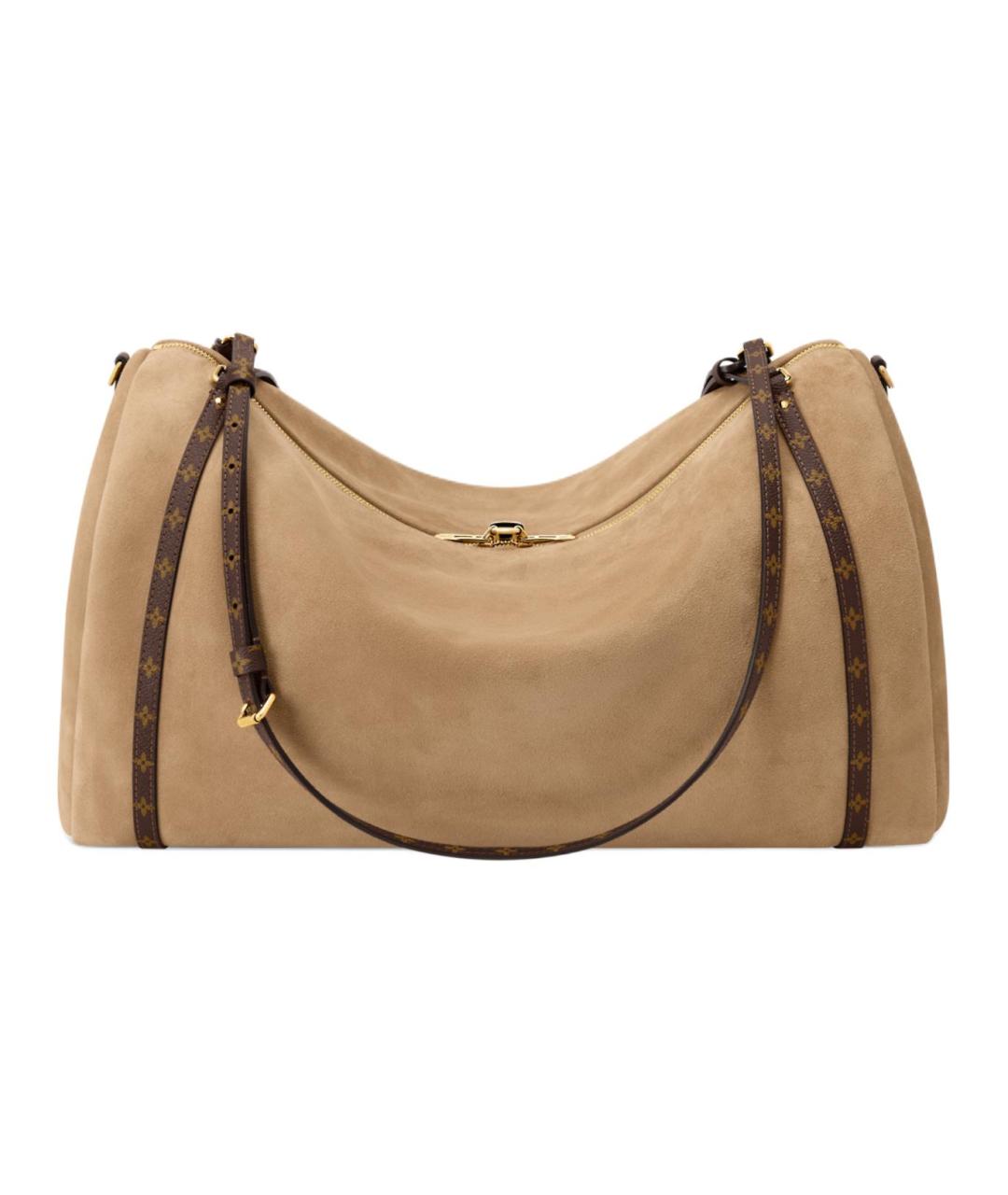 LOUIS VUITTON Бежевая сумка с короткими ручками, фото 4