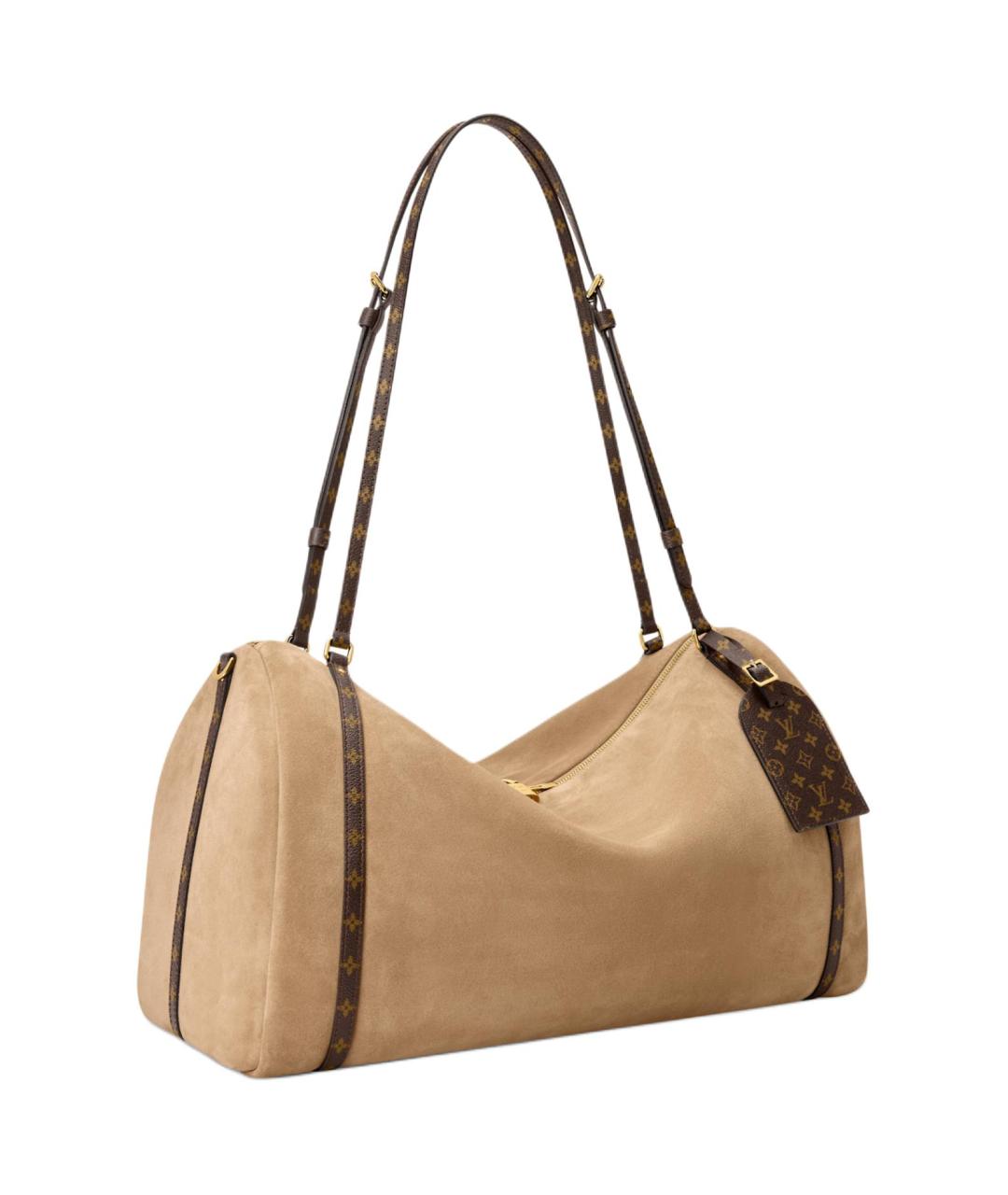 LOUIS VUITTON Бежевая сумка с короткими ручками, фото 3