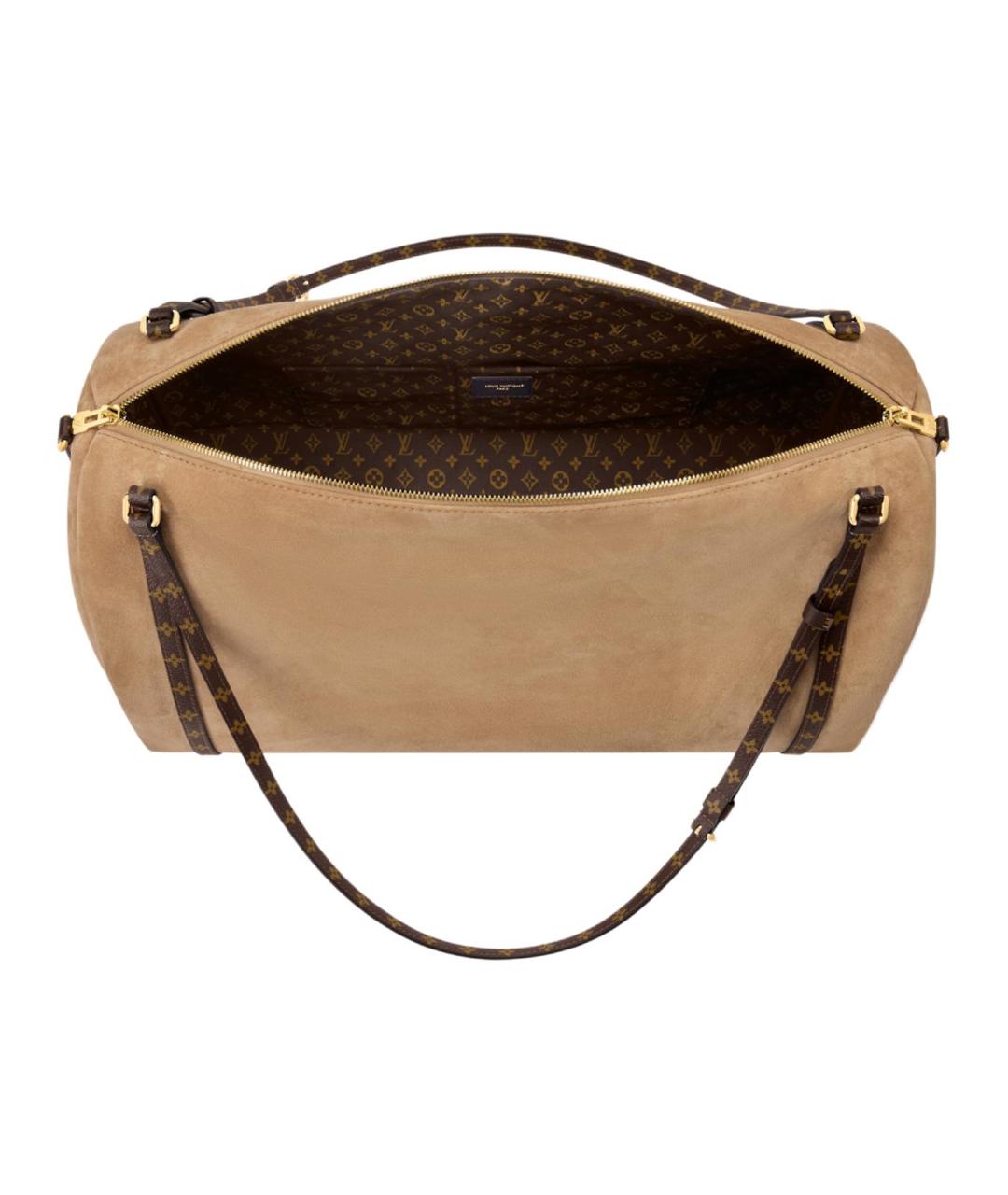 LOUIS VUITTON Бежевая сумка с короткими ручками, фото 5