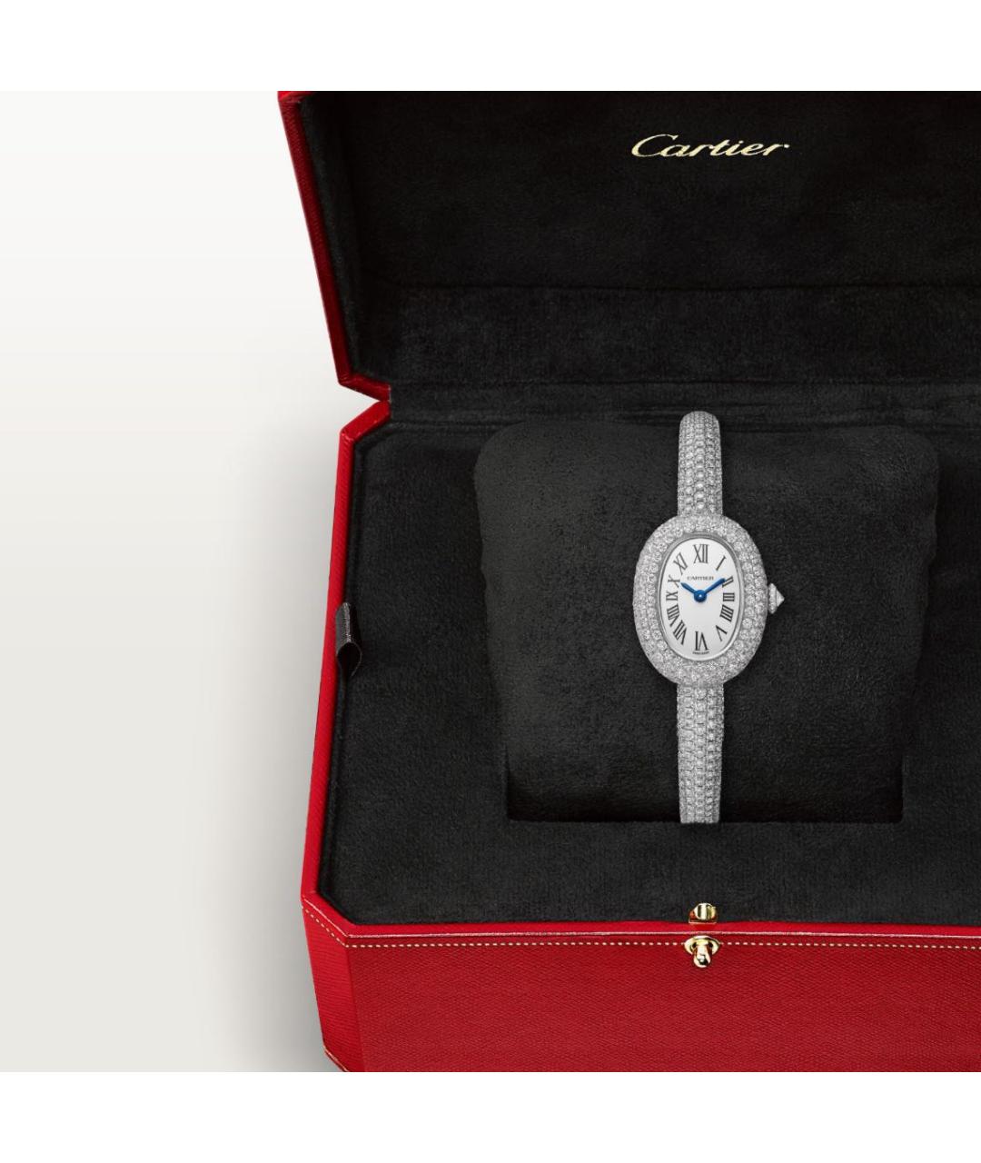 CARTIER Серебряные часы из белого золота, фото 3
