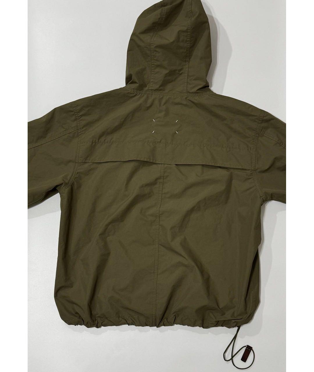 MAISON MARGIELA Хаки полиэстеровая куртка, фото 2