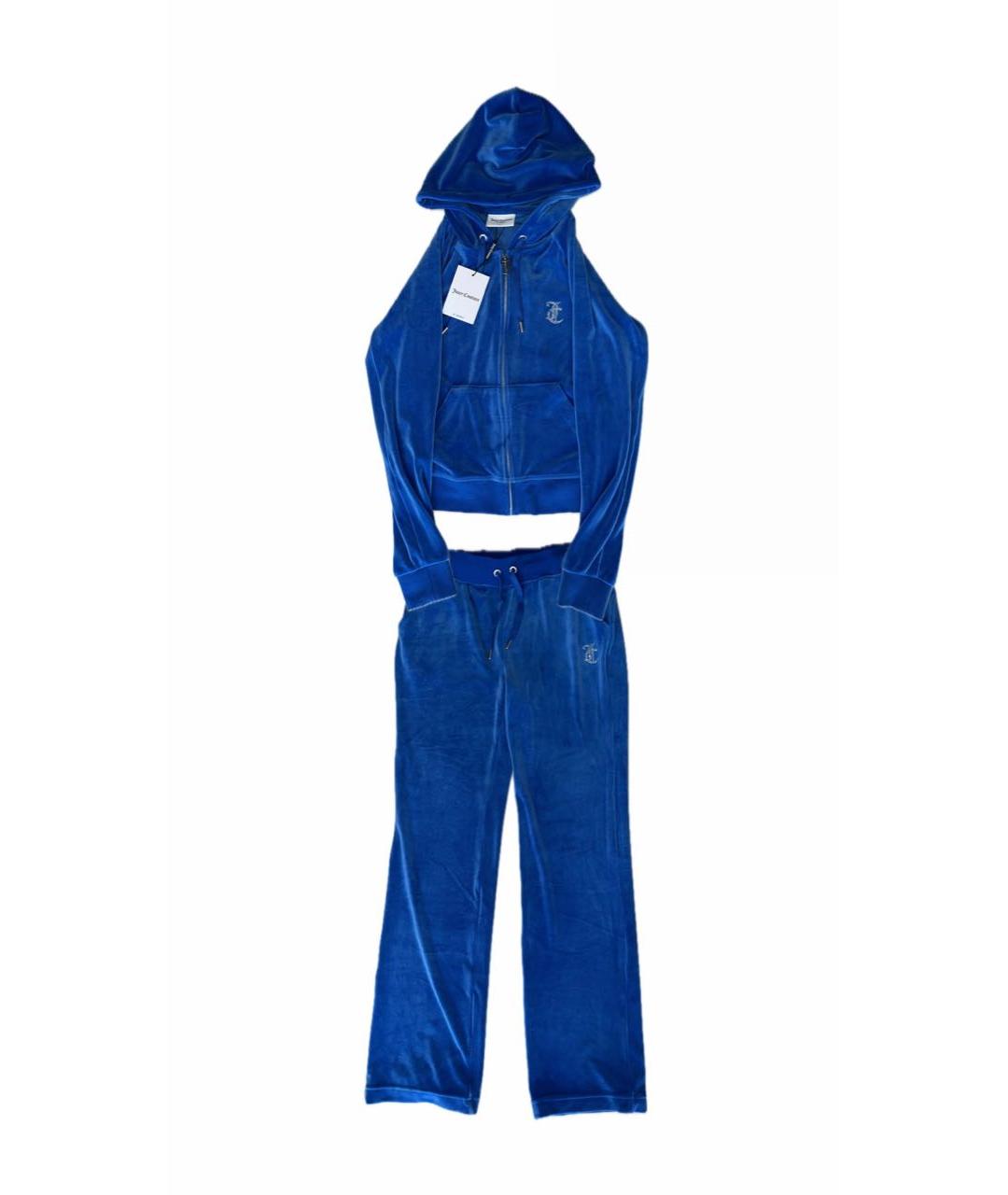 JUICY COUTURE Синий полиэстеровый спортивные костюмы, фото 1