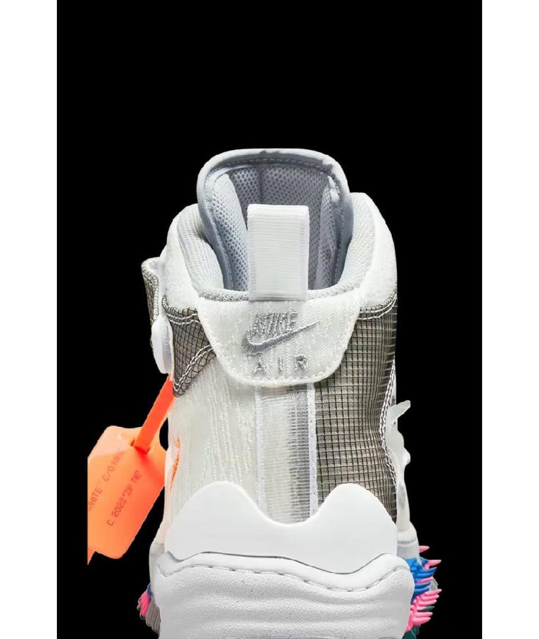 NIKE X OFF-WHITE Белые текстильные кроссовки, фото 7