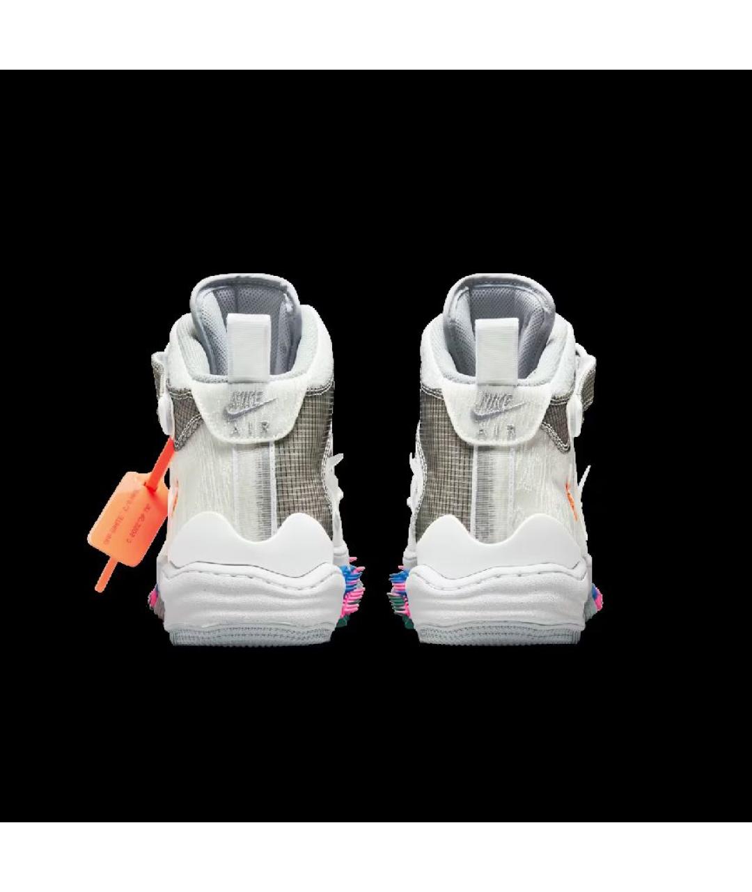NIKE X OFF-WHITE Белые текстильные кроссовки, фото 4
