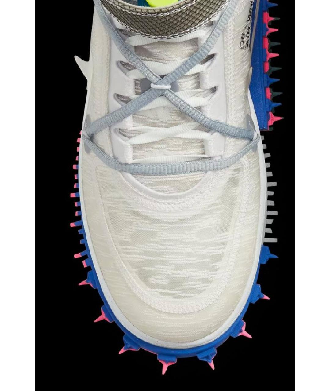 NIKE X OFF-WHITE Белые текстильные кроссовки, фото 5