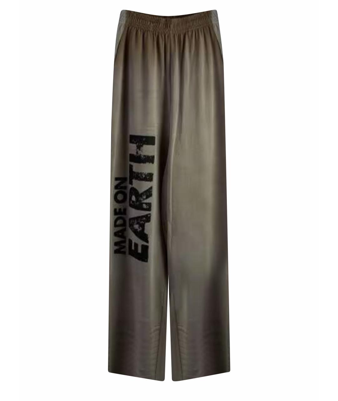 VETEMENTS Бежевые хлопковые повседневные брюки, фото 1
