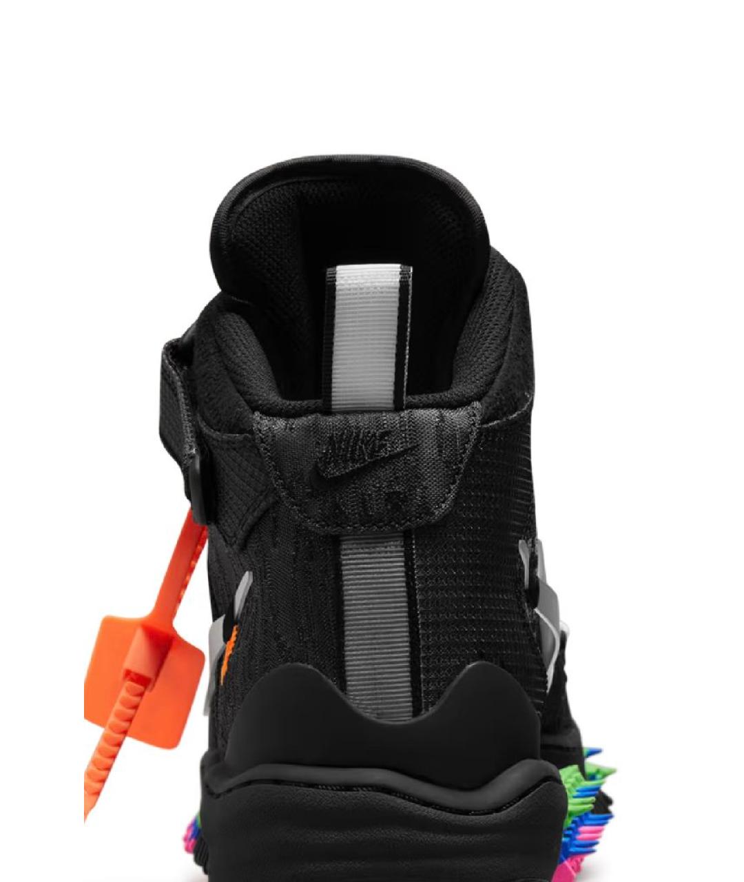 NIKE X OFF-WHITE Черные текстильные кроссовки, фото 7