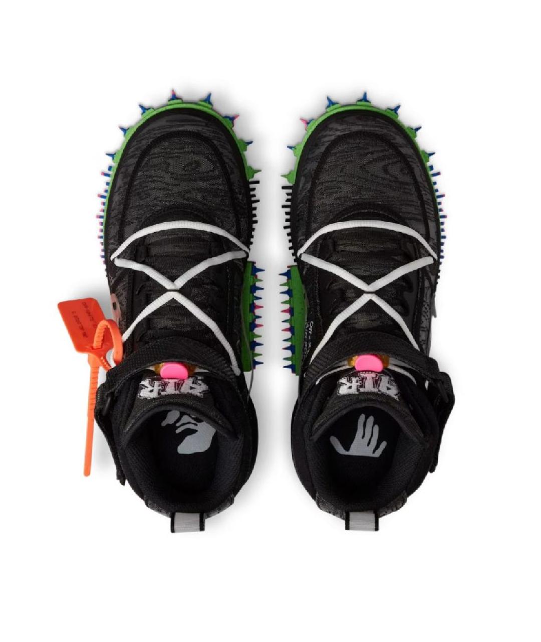 NIKE X OFF-WHITE Черные текстильные кроссовки, фото 3