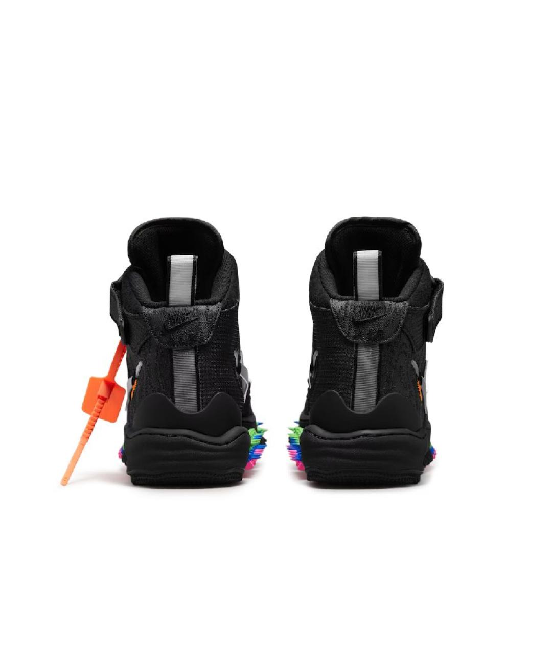 NIKE X OFF-WHITE Черные текстильные кроссовки, фото 4