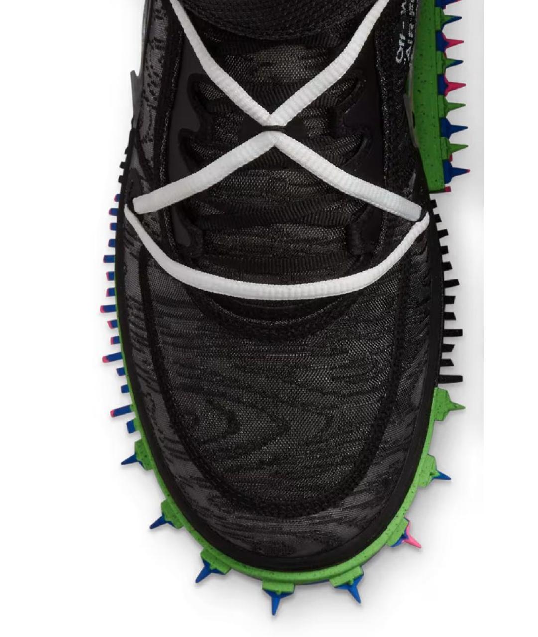 NIKE X OFF-WHITE Черные текстильные кроссовки, фото 5