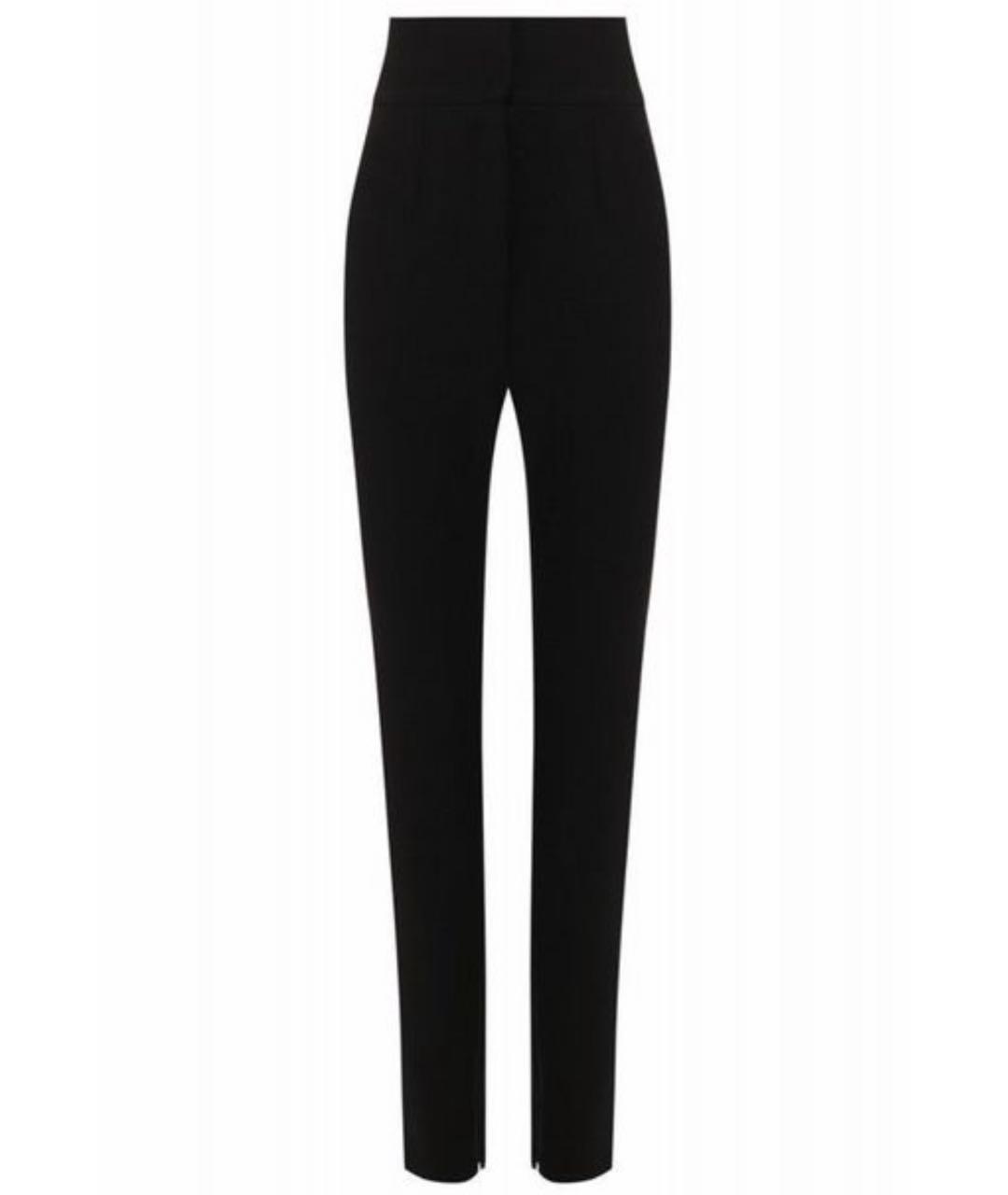 DOLCE&GABBANA Черные шерстяные брюки узкие, фото 4