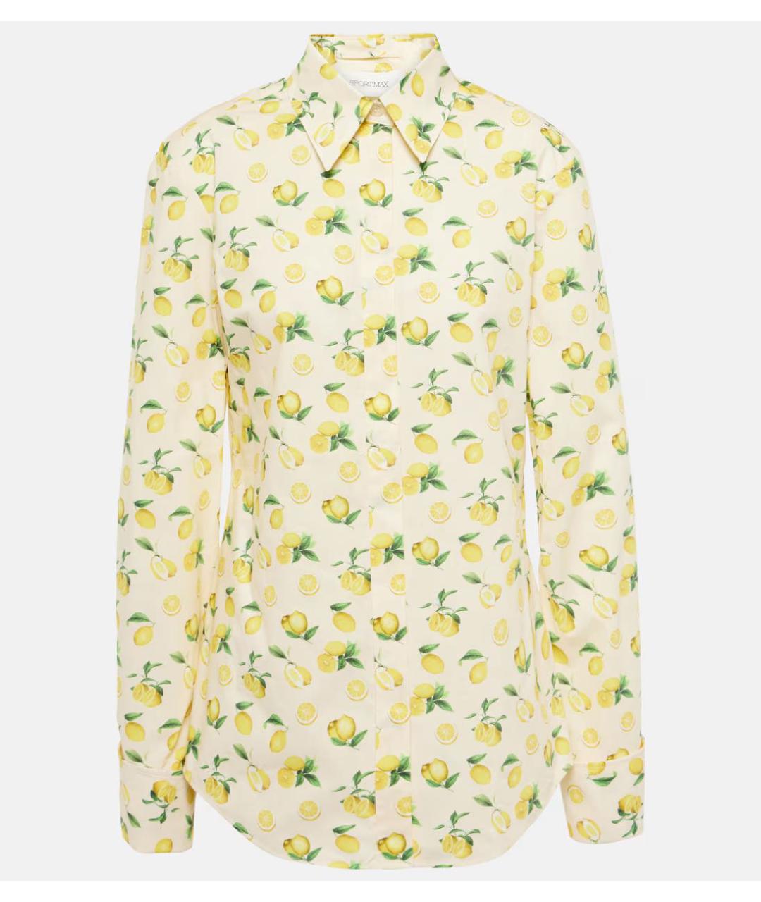 SPORTMAX Желтая рубашка, фото 4