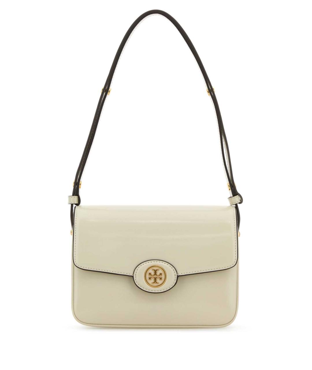 TORY BURCH Белая кожаная сумка через плечо, фото 1