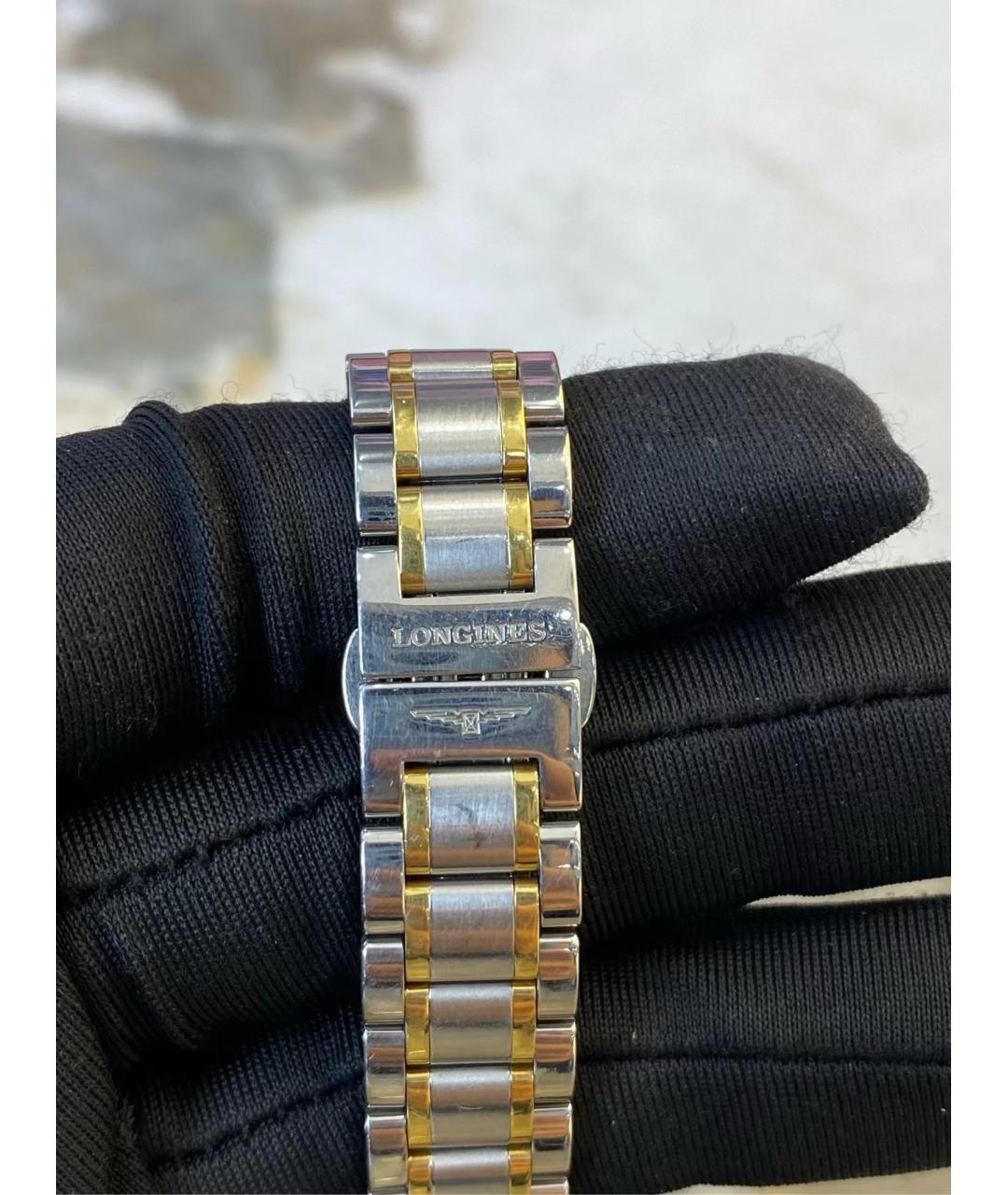 LONGINES Белые металлические часы, фото 6