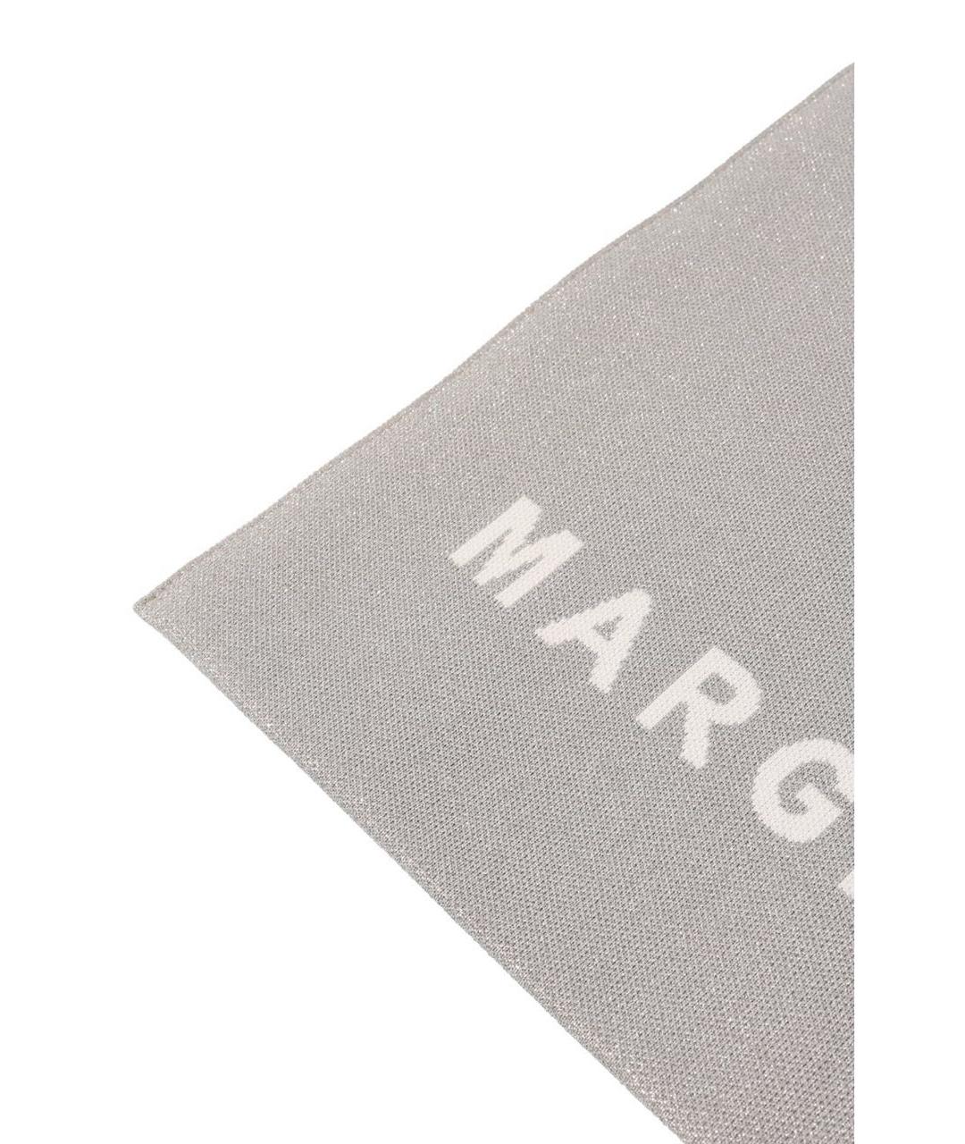 MM6 MAISON MARGIELA Серебряная сумка тоут, фото 2