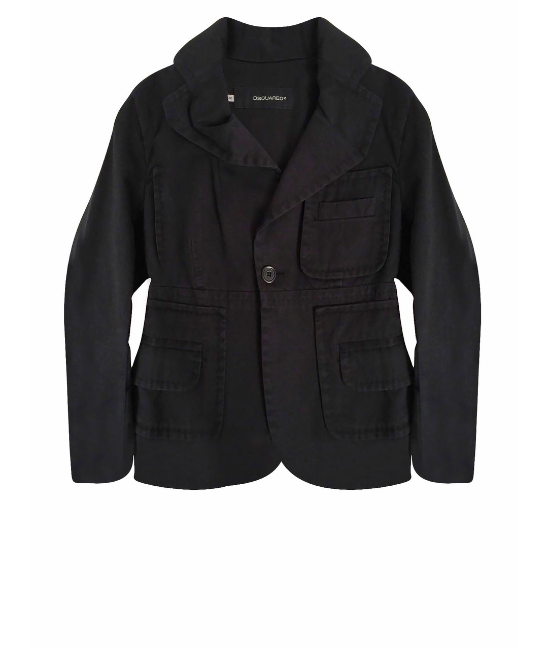 DSQUARED2 Черный хлопковый жакет/пиджак, фото 1