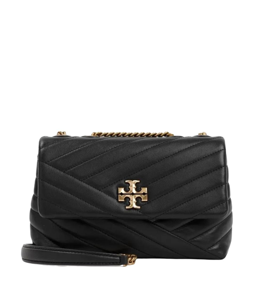 TORY BURCH Черная кожаная сумка через плечо, фото 1