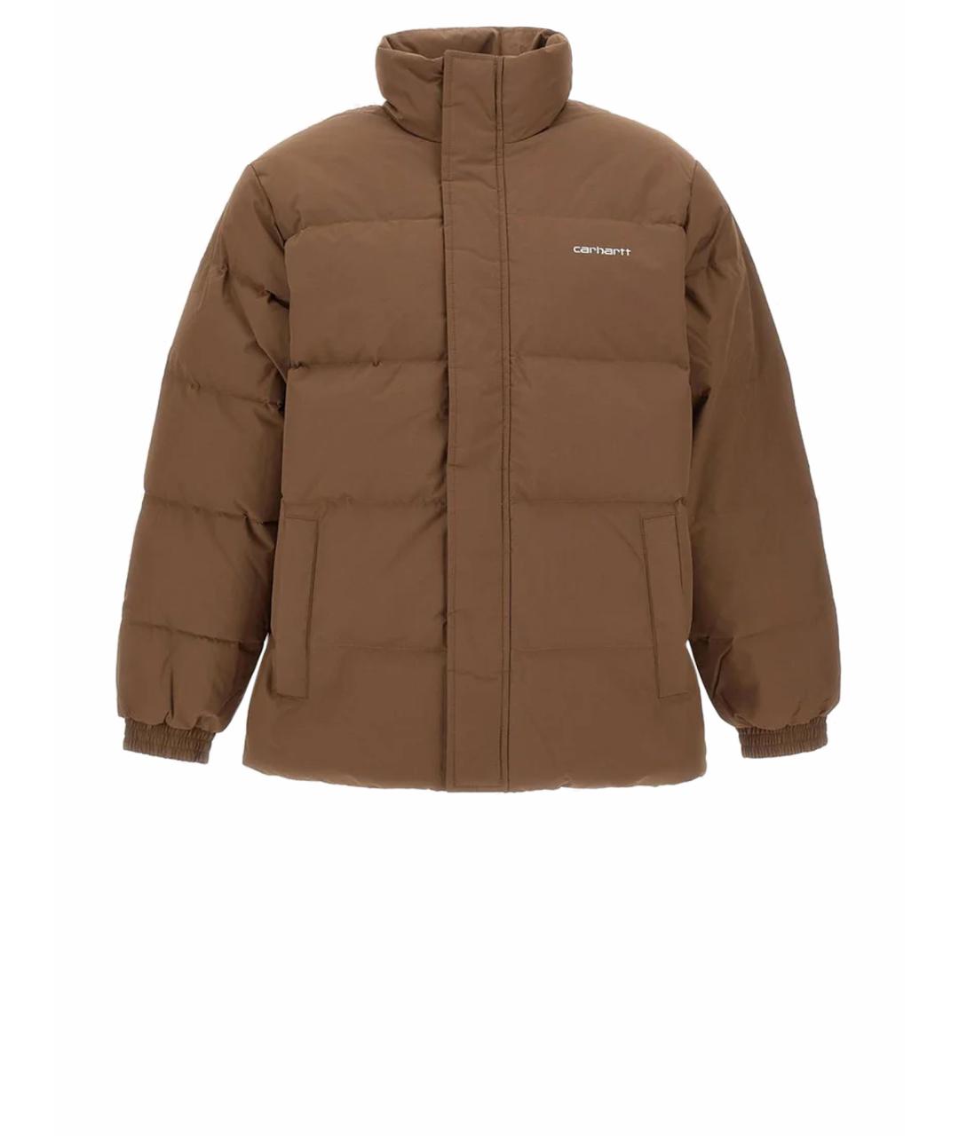 CARHARTT WIP Коричневая полиэстеровая куртка, фото 1