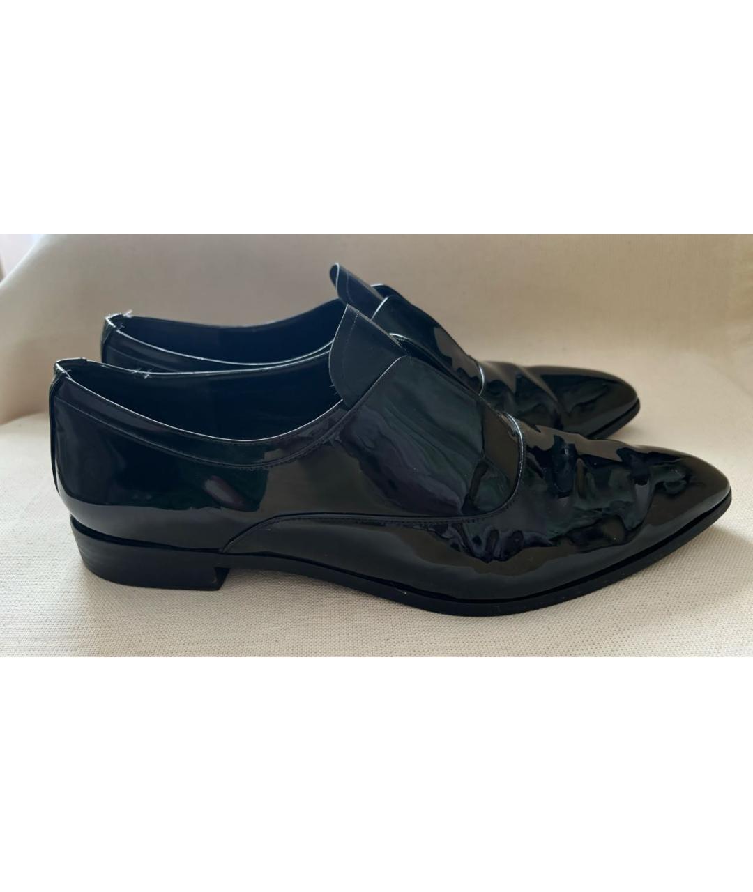 PRADA Черные брогги и оксфорды из лакированной кожи, фото 9