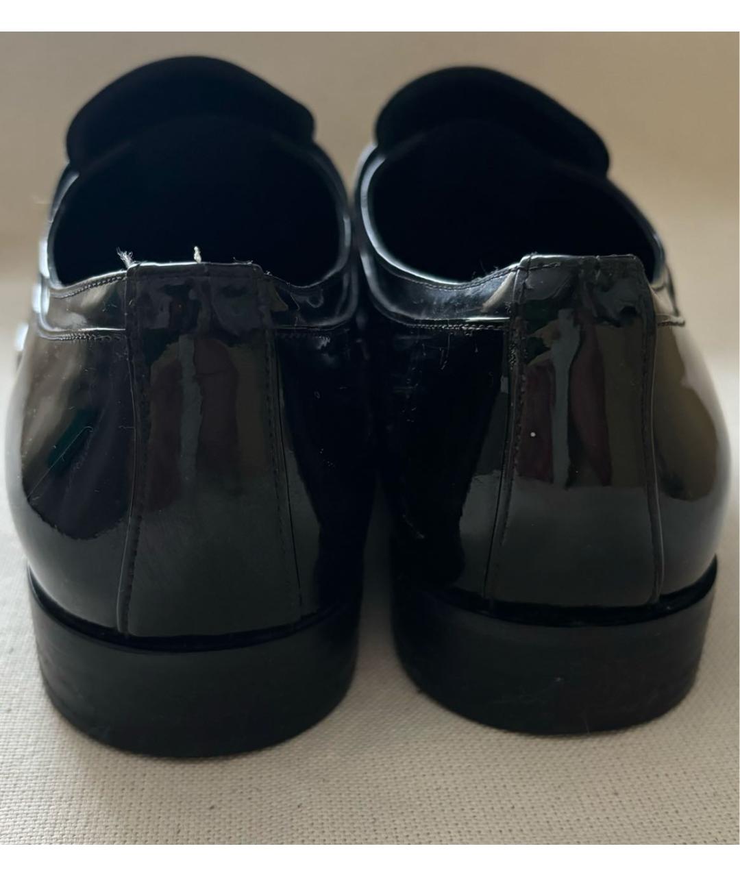 PRADA Черные брогги и оксфорды из лакированной кожи, фото 4