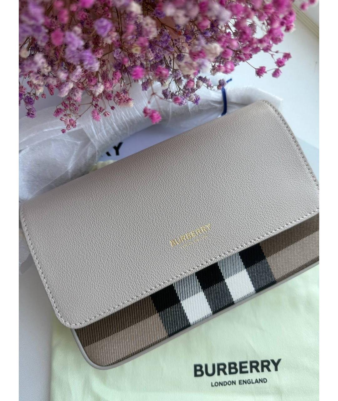 BURBERRY Бежевая сумка через плечо, фото 2