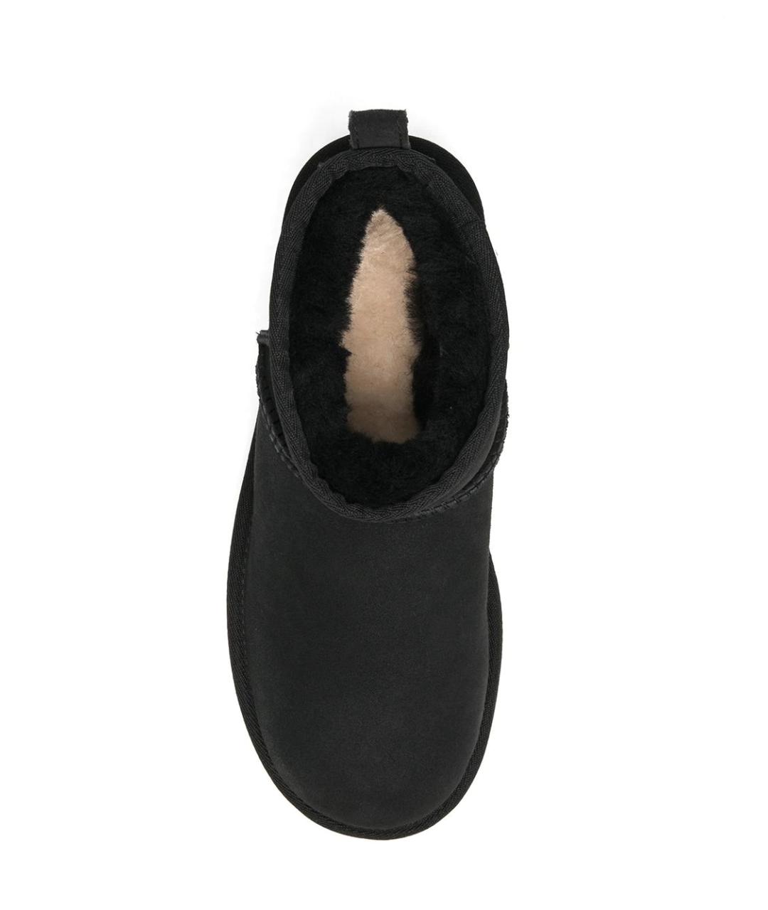 UGG AUSTRALIA Черные замшевые ботинки, фото 4