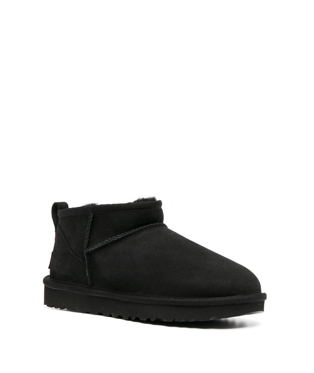 UGG AUSTRALIA Черные замшевые ботинки, фото 2