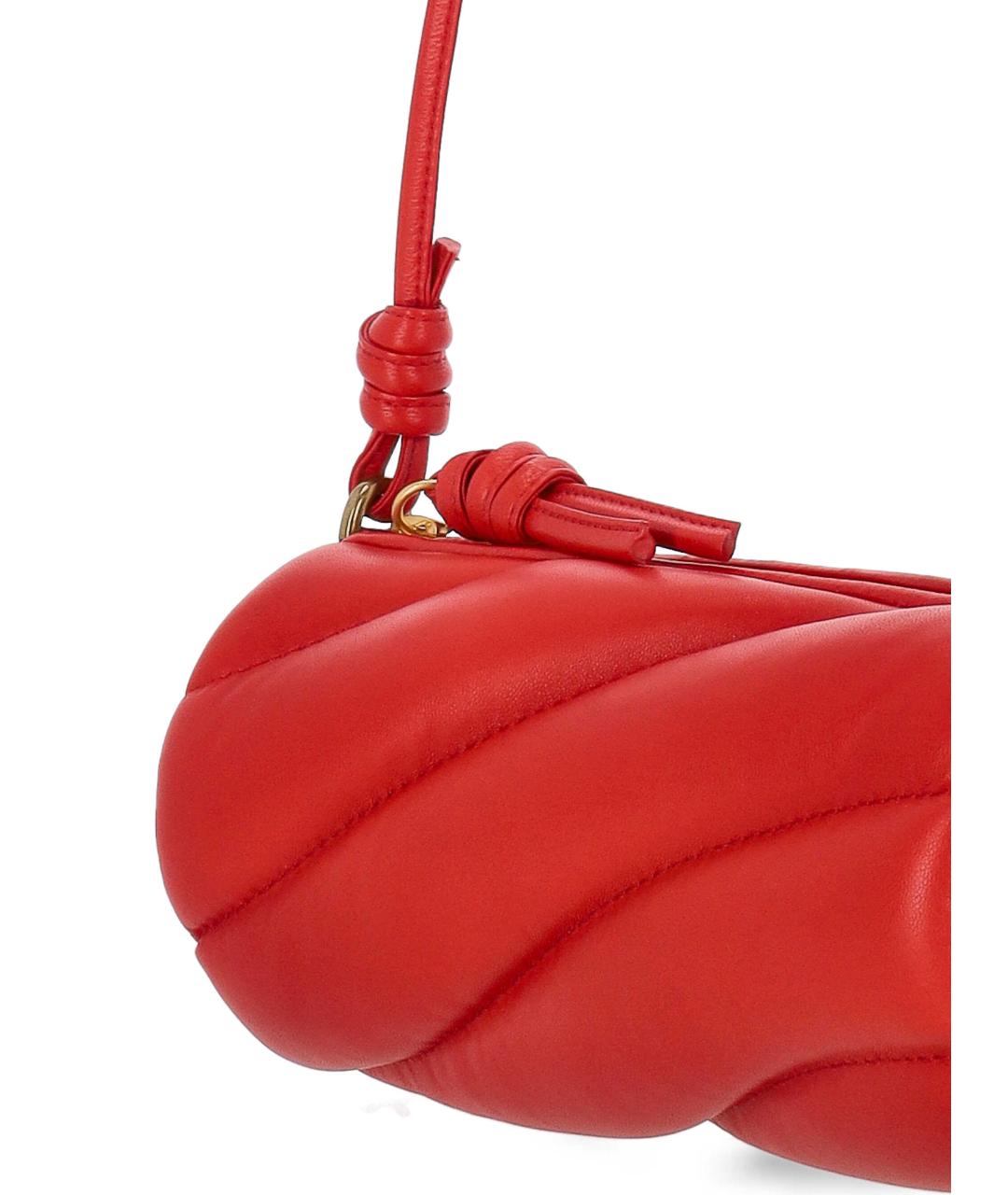FIORUCCI Красная кожаная сумка через плечо, фото 4