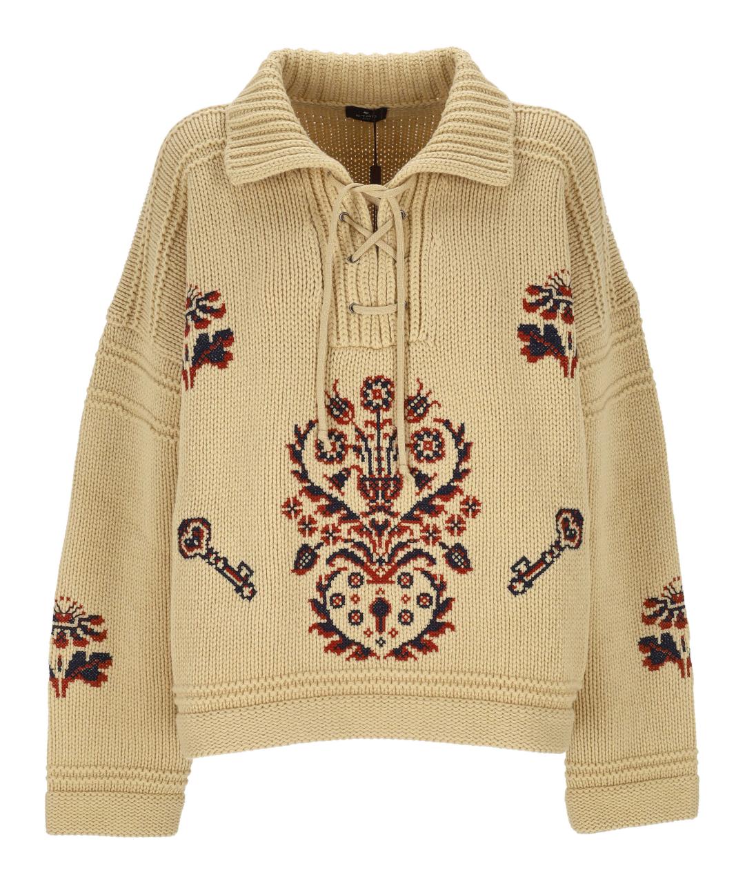 ETRO Бежевый джемпер / свитер, фото 1