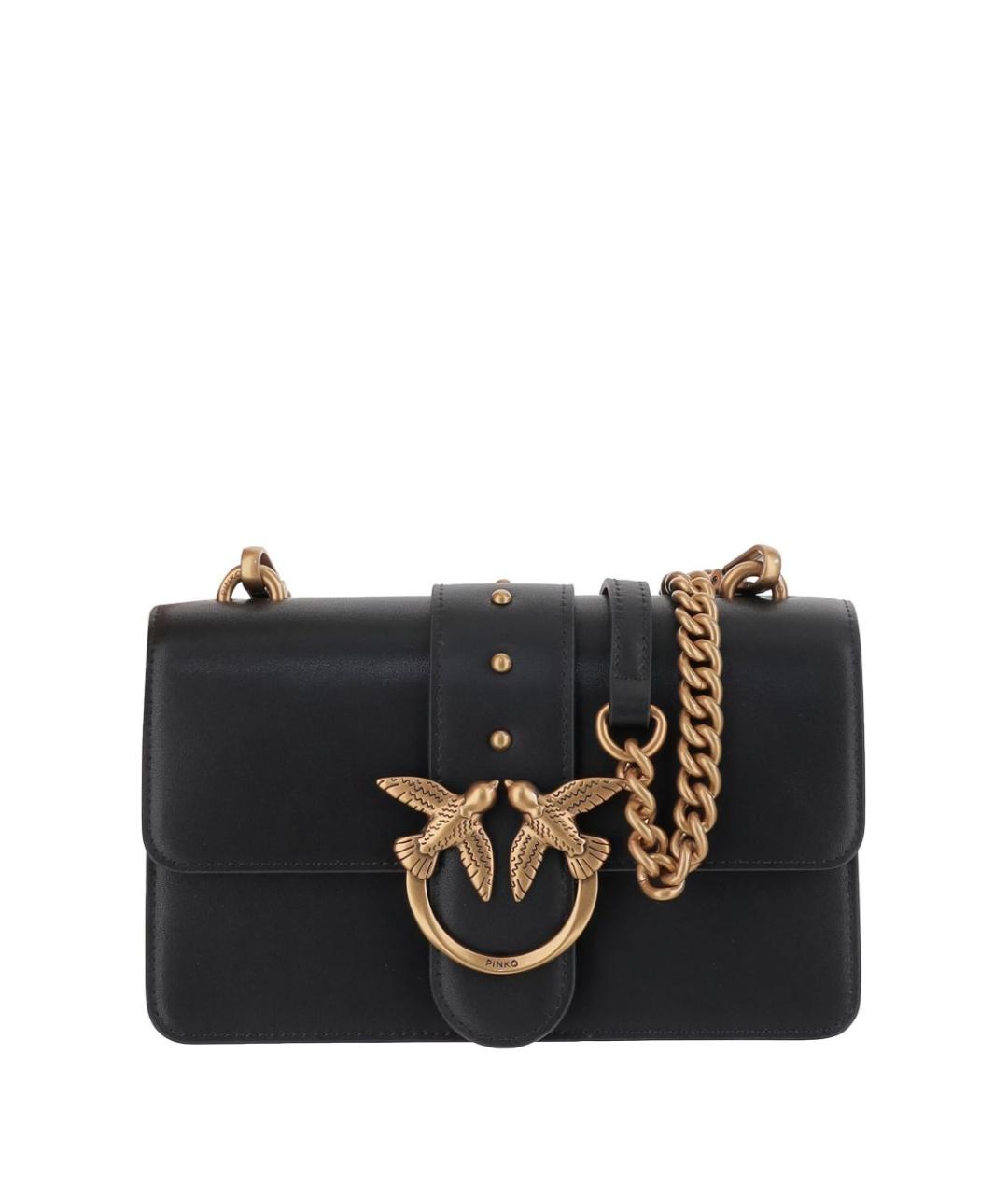 PINKO Черная сумка через плечо, фото 1