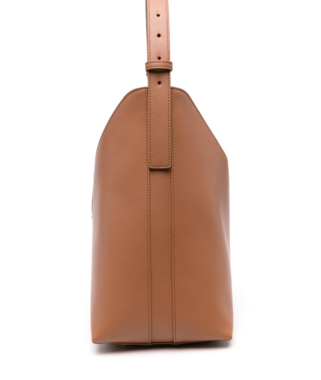 FURLA Коричневая кожаная сумка тоут, фото 3
