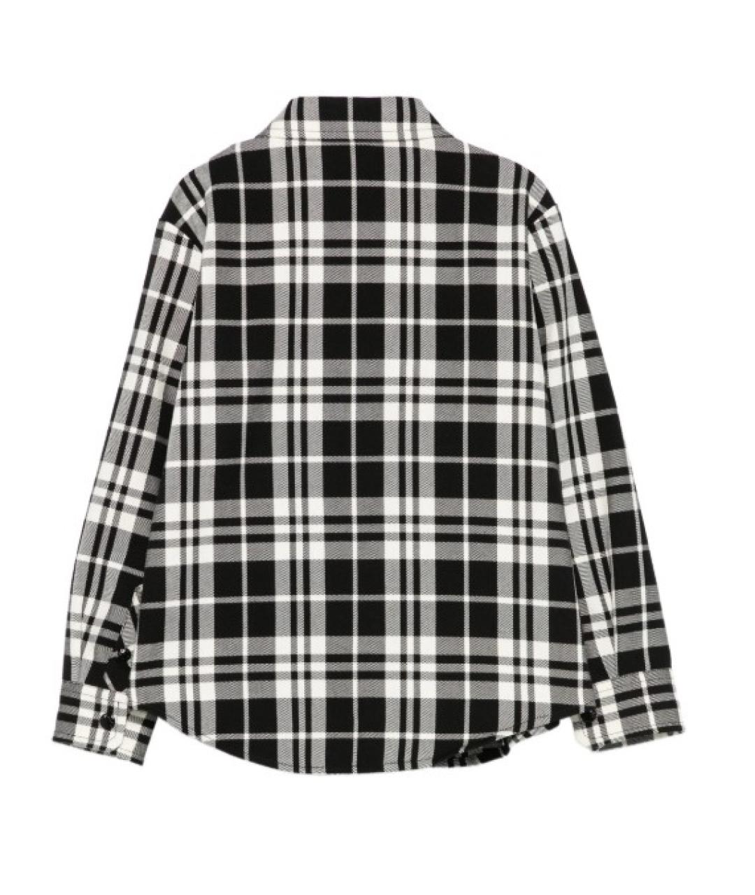 MONCLER KIDS Черная хлопковая детская рубашка, фото 3