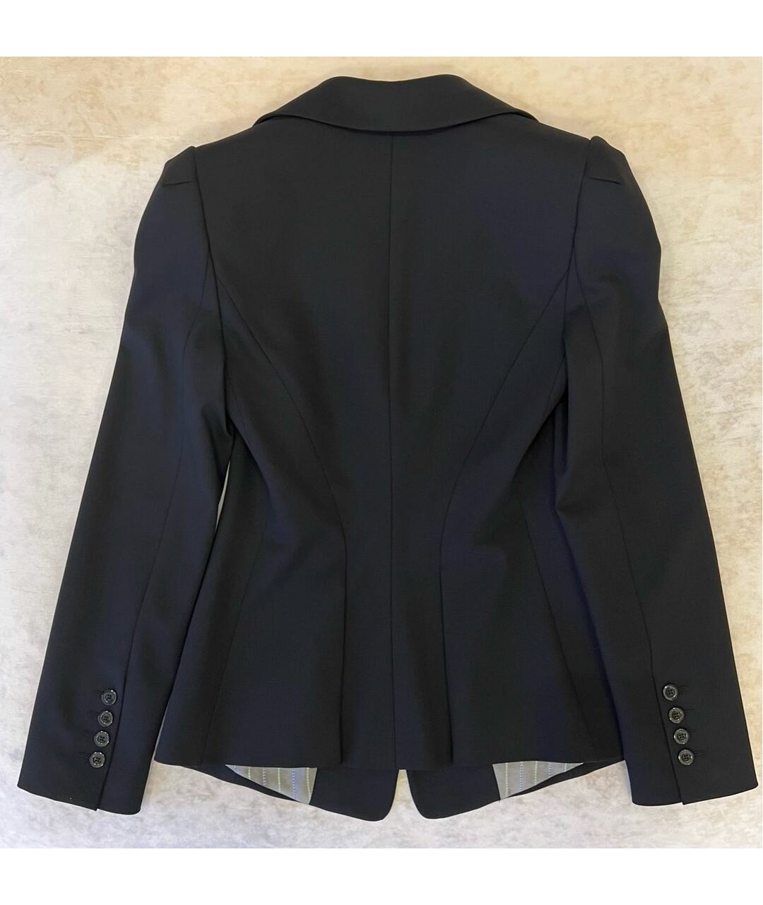EMPORIO ARMANI Черный шерстяной жакет/пиджак, фото 2
