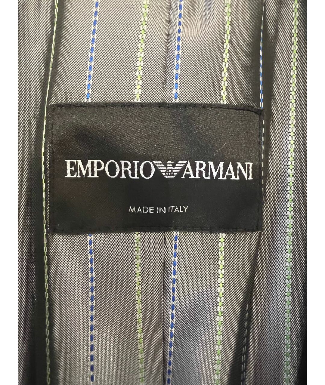 EMPORIO ARMANI Черный шерстяной жакет/пиджак, фото 5