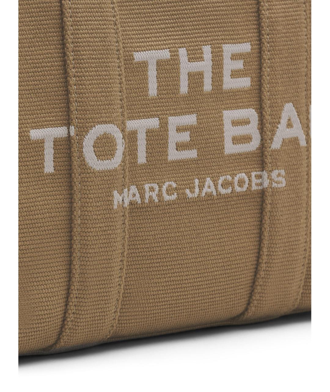 MARC JACOBS Коричневая хлопковая сумка тоут, фото 4