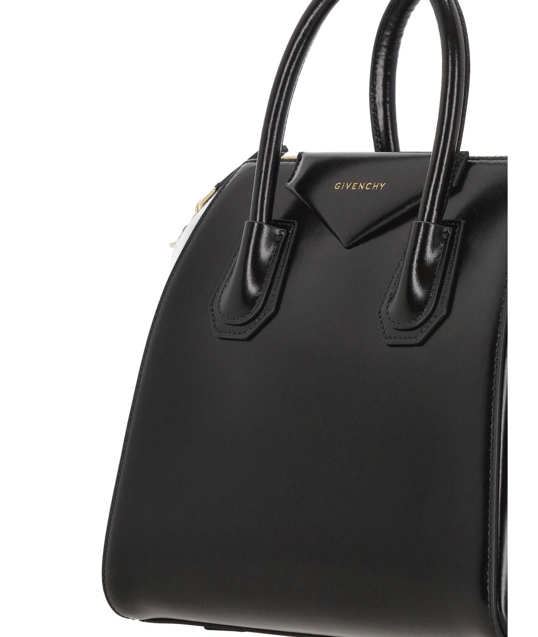 GIVENCHY Черная кожаная сумка через плечо, фото 4