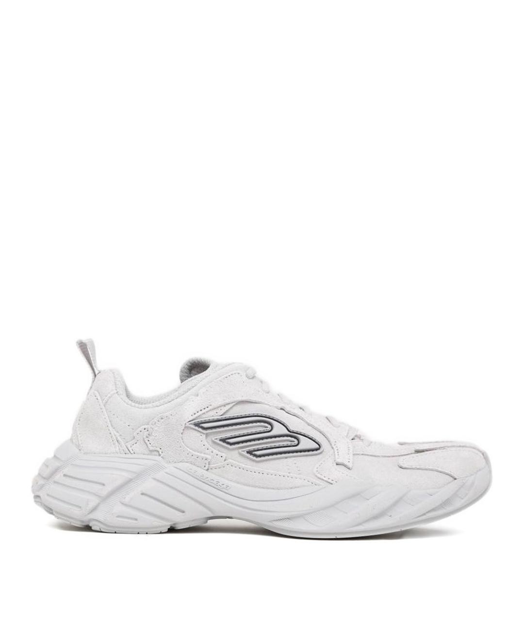 BALENCIAGA Белые синтетические низкие кроссовки / кеды, фото 1