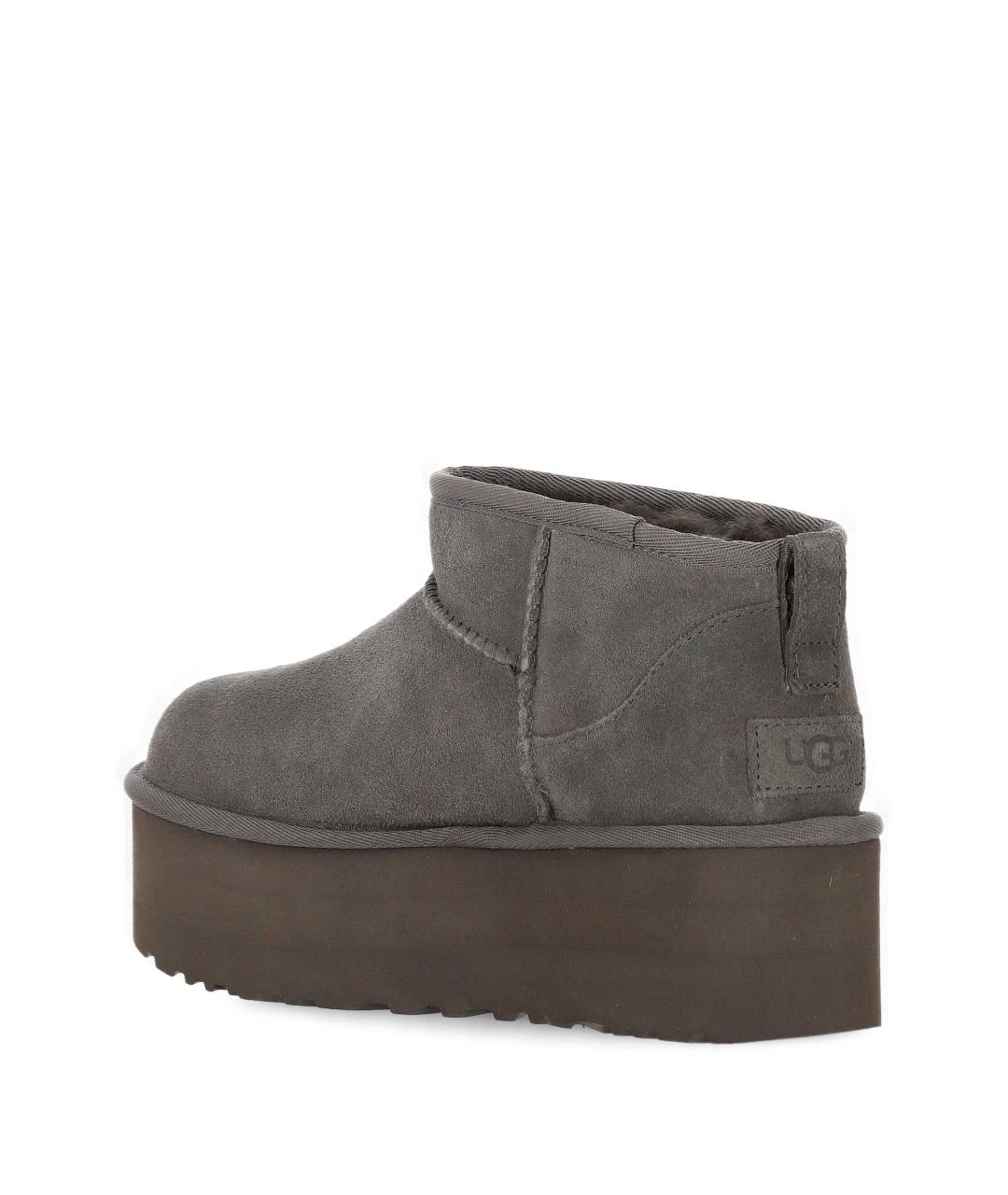UGG AUSTRALIA Антрацитовые замшевые ботинки, фото 3