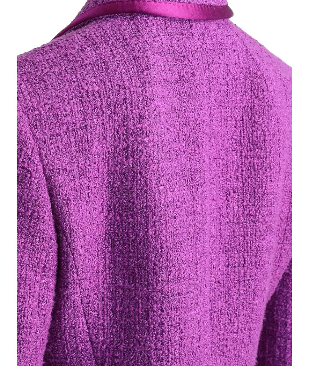 DOLCE&GABBANA Фиолетовый хлопковый жакет/пиджак, фото 3