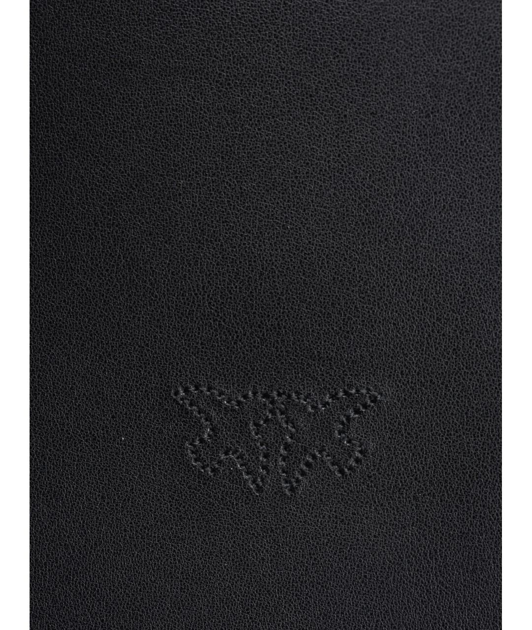 PINKO Черная кожаная сумка через плечо, фото 6