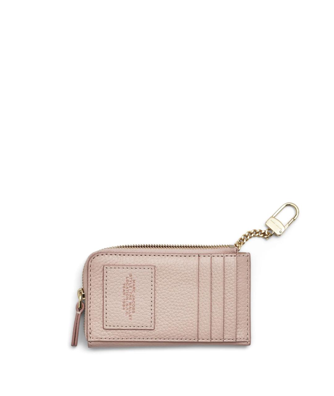 MARC JACOBS Розовый кожаный кошелек, фото 3