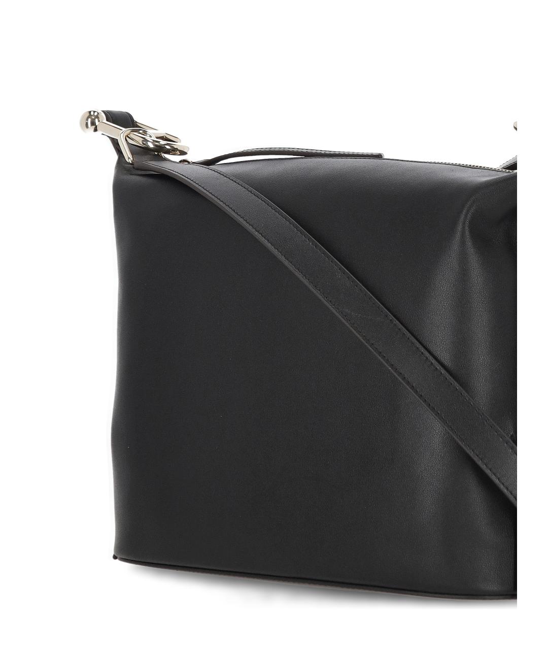 FURLA Черная кожаная сумка через плечо, фото 4