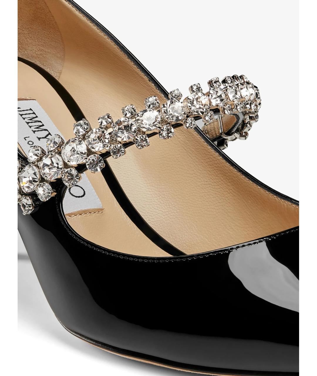 JIMMY CHOO Черные кожаные туфли, фото 4