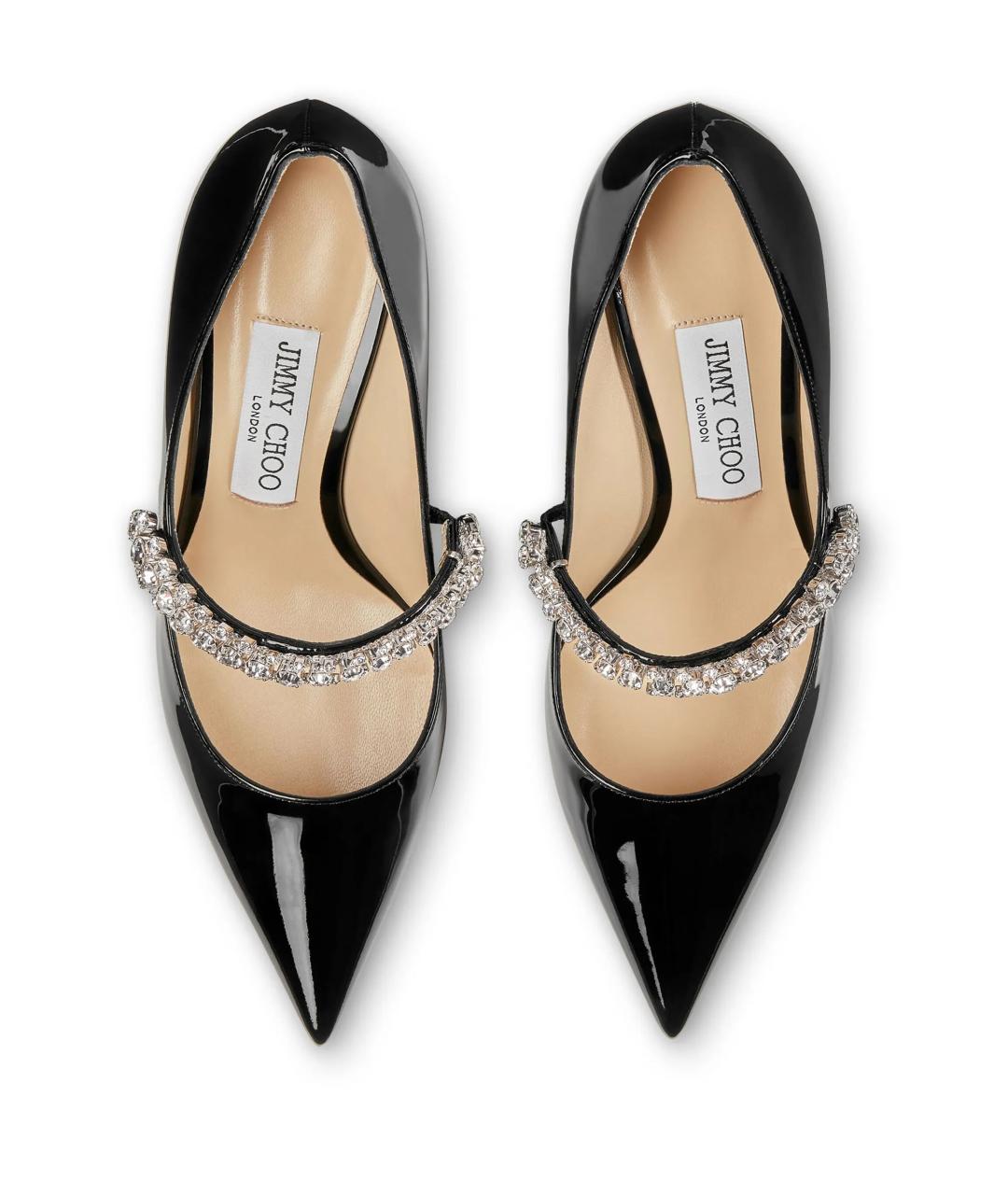 JIMMY CHOO Черные кожаные туфли, фото 5