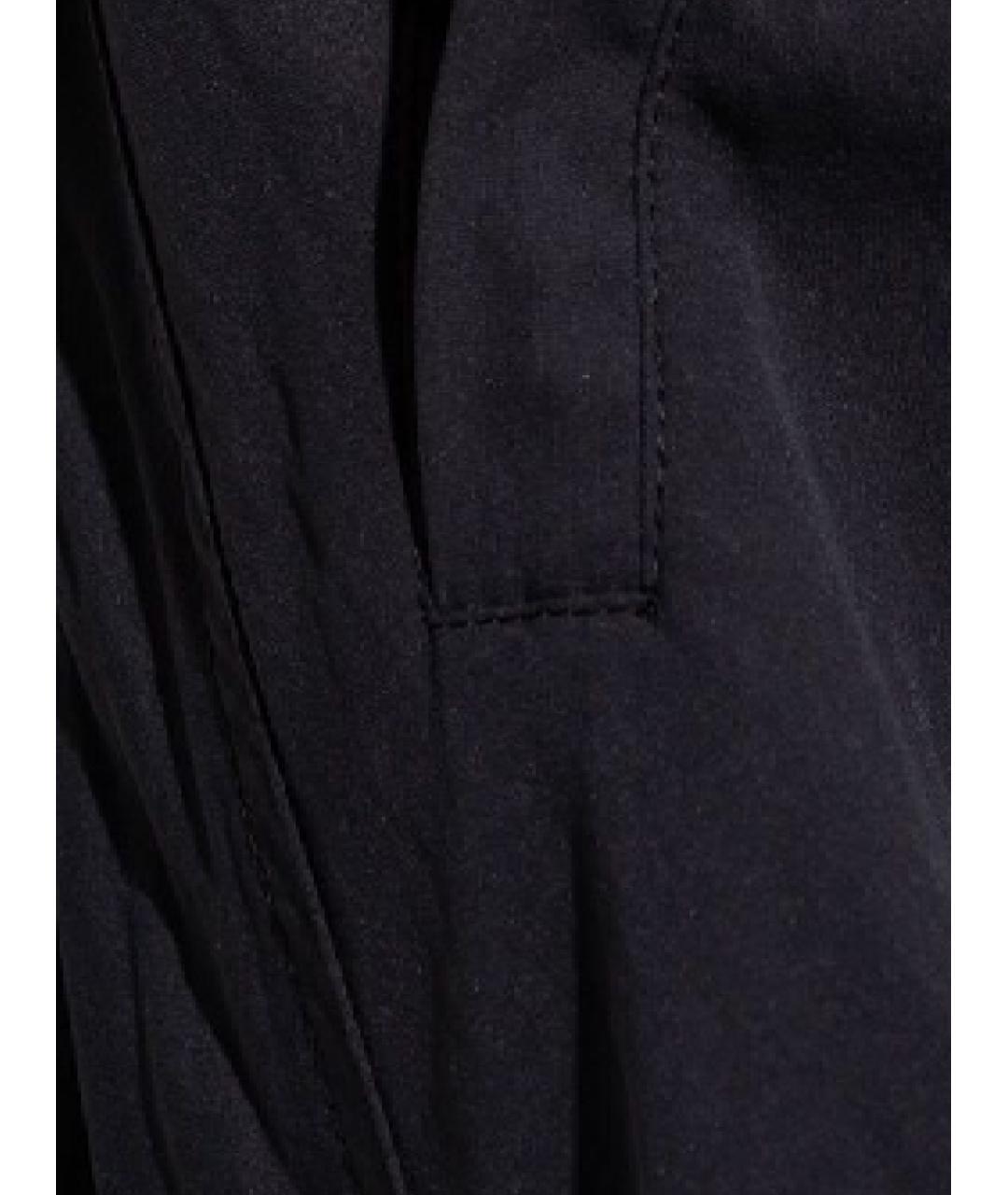 BALENCIAGA Темно-синяя полиэстеровая юбка макси, фото 2