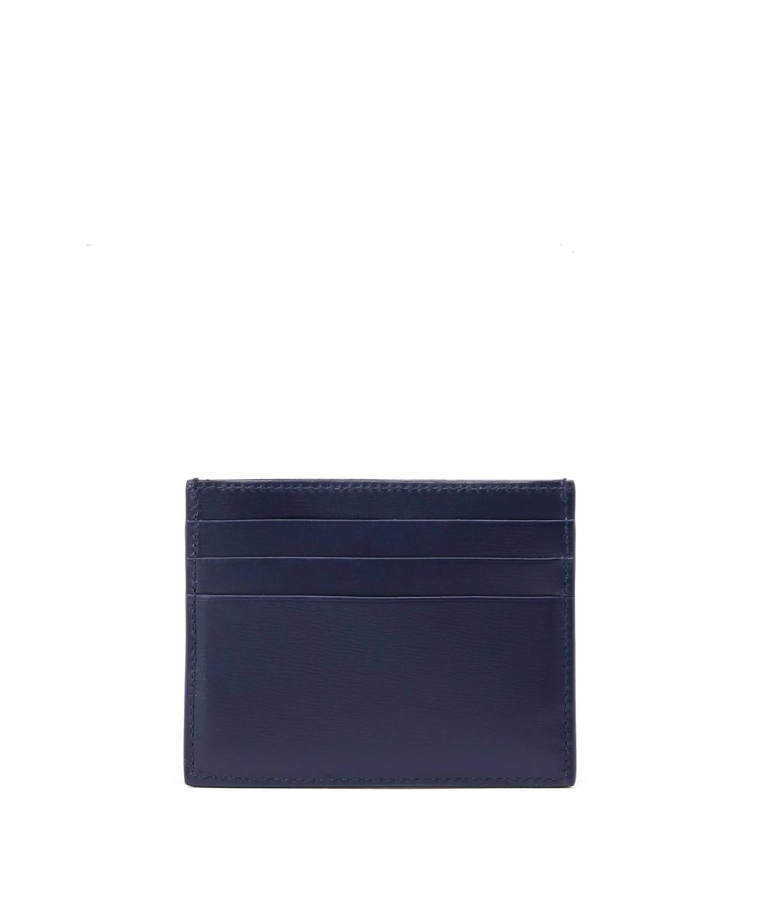 FERRAGAMO Синий кожаный кардхолдер, фото 3