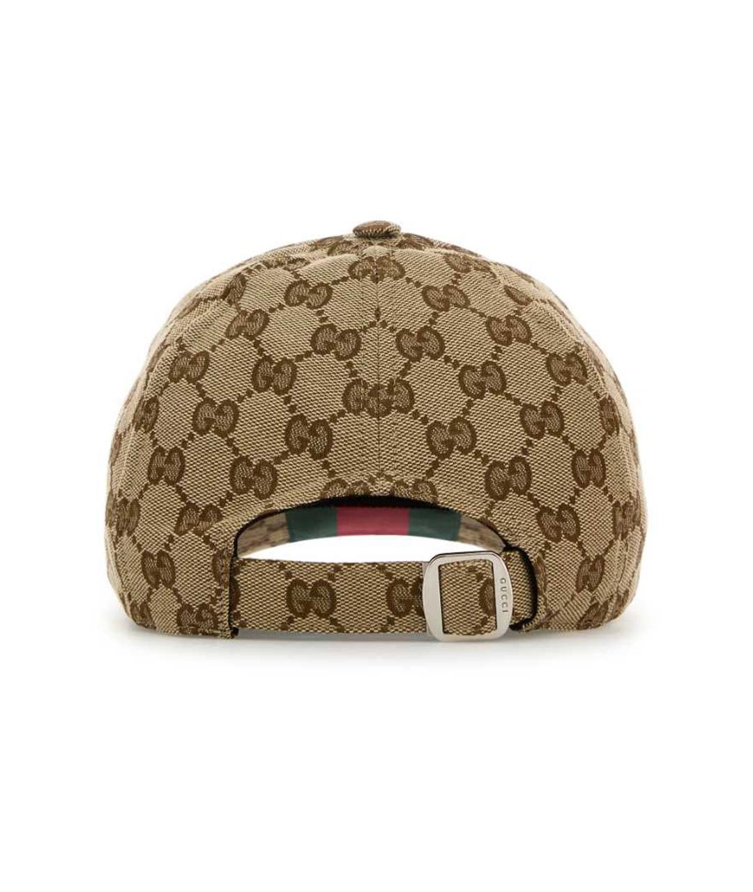 GUCCI Бежевая синтетическая кепка, фото 3