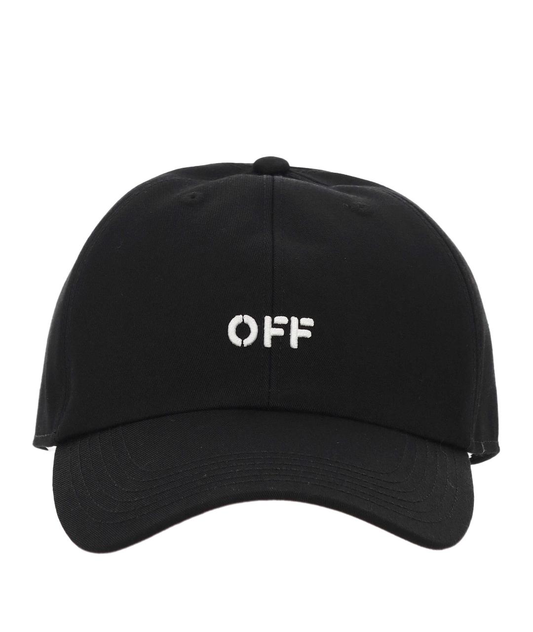 OFF-WHITE Черная синтетическая кепка/бейсболка, фото 1