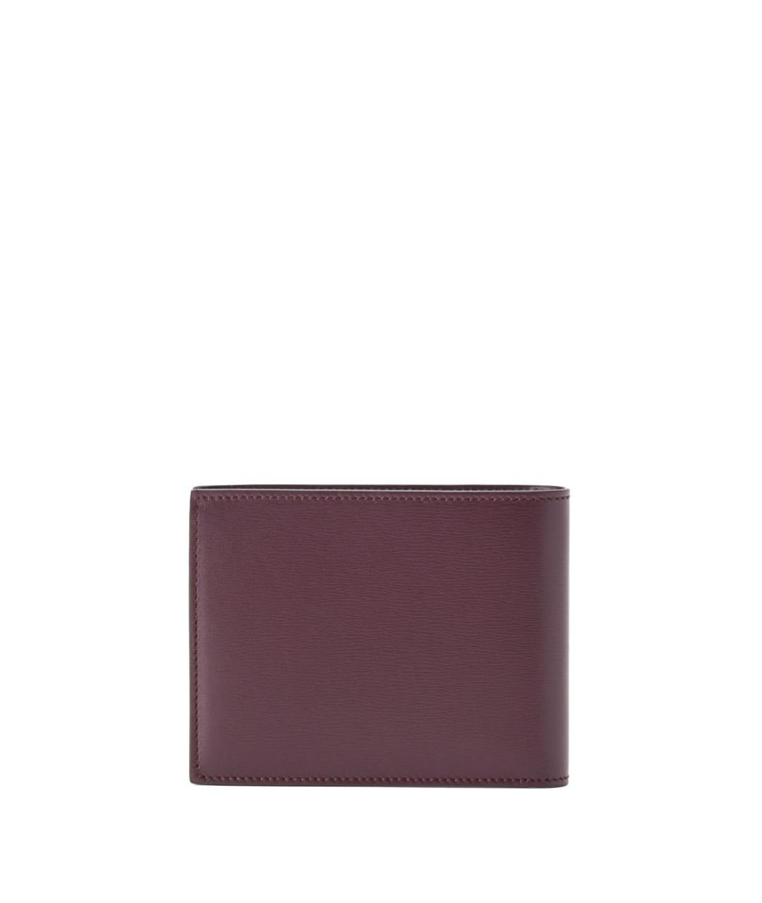 FERRAGAMO Бордовый кожаный кошелек, фото 3