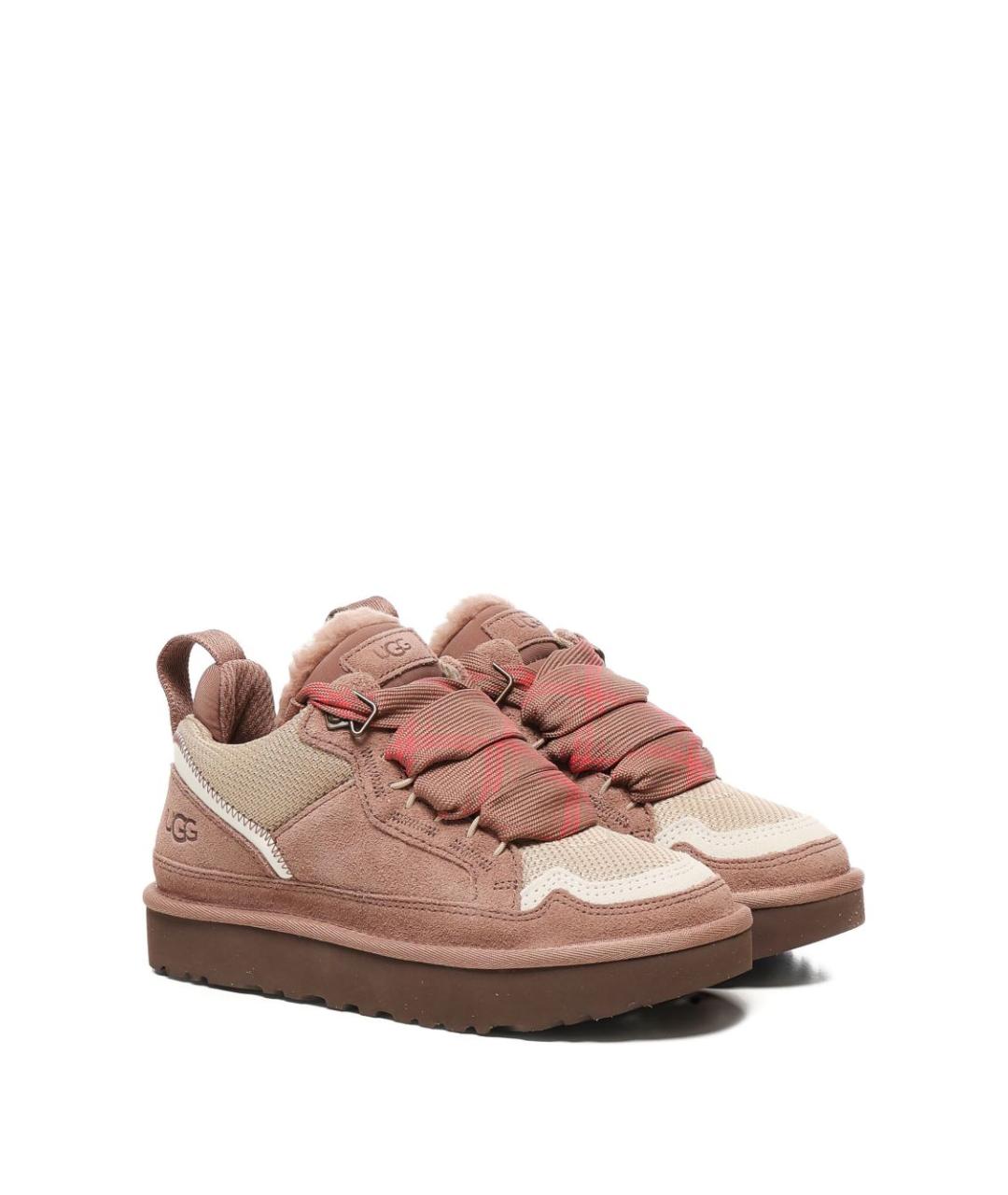 UGG AUSTRALIA Розовые замшевые кеды, фото 2